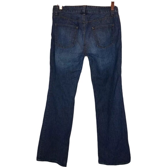 Ann Taylor Denim Womens Size 10 Modern Boot Jeans Dark Wash Dress - Picture 2 of 10